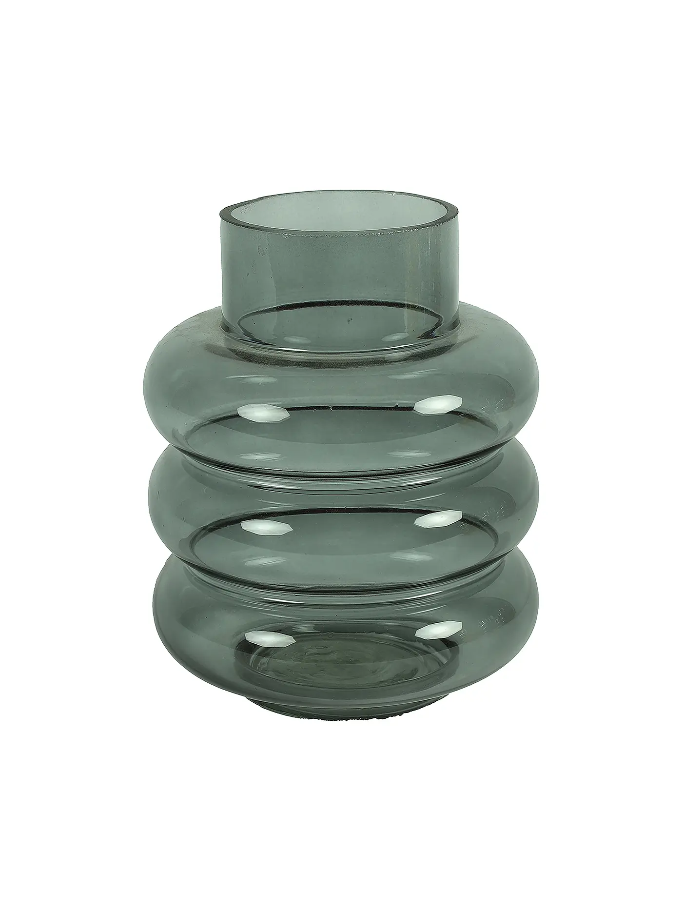COUNTRYFIELD | Vase NIKKY 17x22,5cm Braun | grau